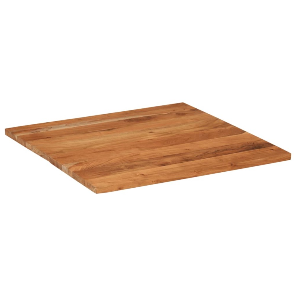 vidaXL Επιφάνεια Τραπεζιού Τετράγωνη 80x80x2,5 εκ. Μασίφ Ξύλο Ακακίας