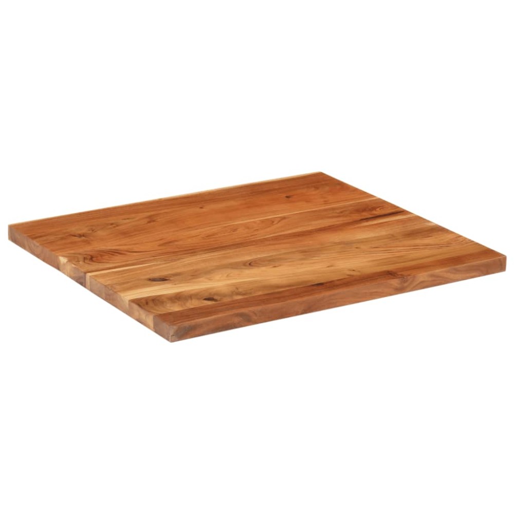 vidaXL Επιφάνεια Τραπεζιού Ορθογώνια 110x80x2,5 εκ. Μασίφ Ξύλο Ακακίας