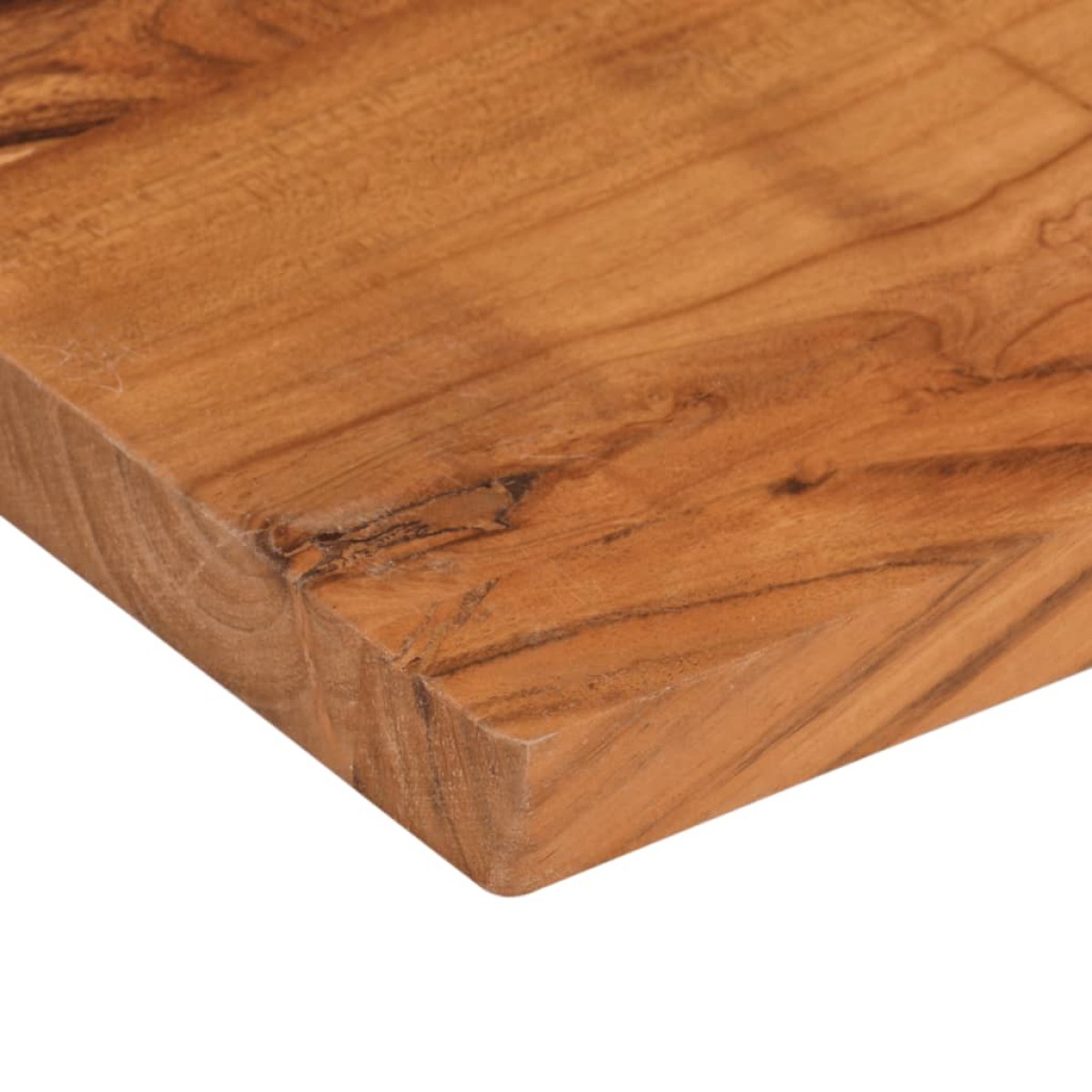 vidaXL Επιφάνεια Τραπεζιού Ορθογώνια 110x80x2,5 εκ. Μασίφ Ξύλο Ακακίας