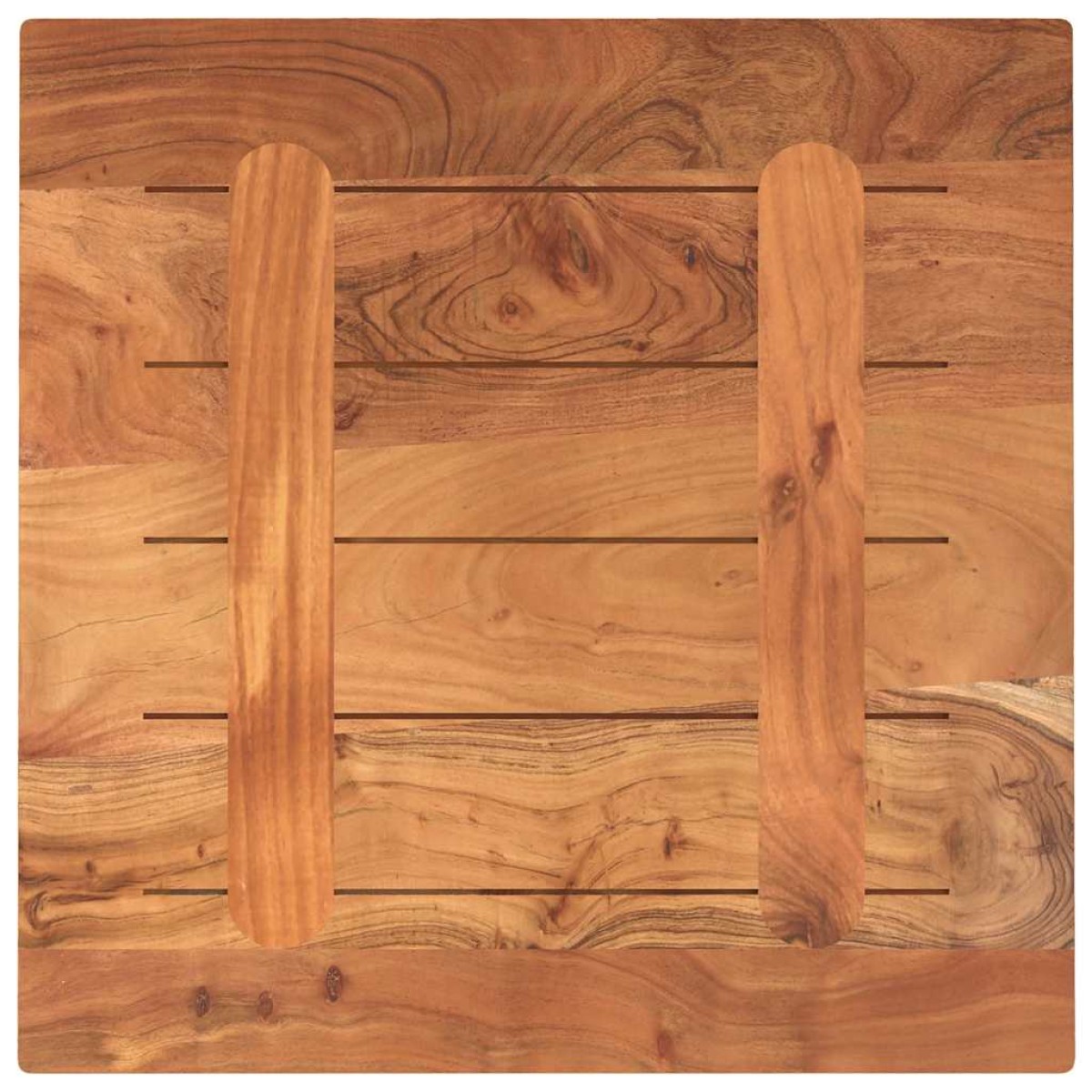 vidaXL Επιφάνεια Τραπεζιού Τετράγωνη 50x50x3,8 εκ. Μασίφ Ξύλο Ακακίας