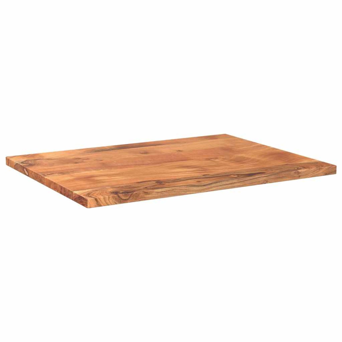 vidaXL Επιφάνεια Τραπεζιού Ορθογώνια 80x60x3,8 εκ. Μασίφ Ξύλο Ακακίας