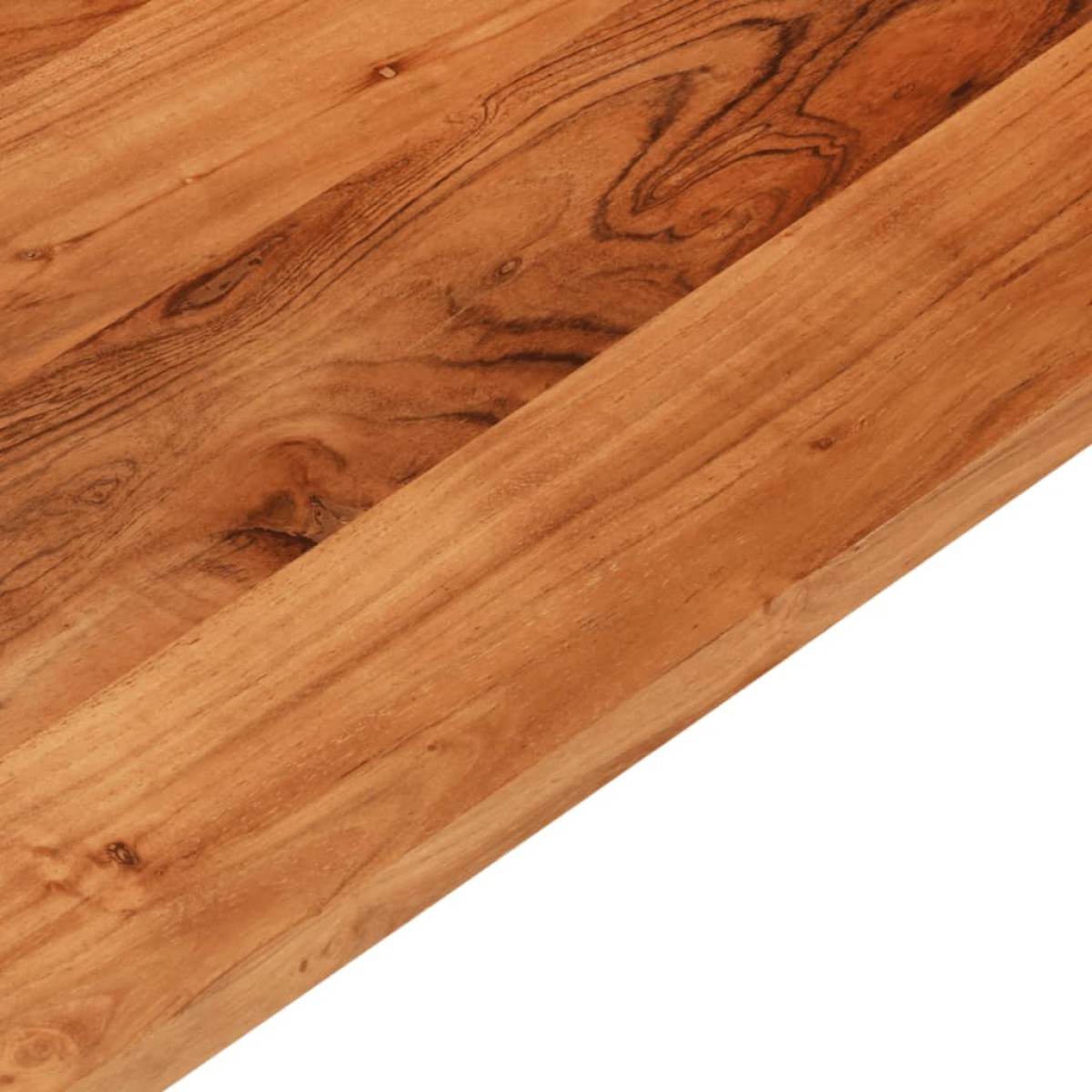 vidaXL Επιφάνεια Τραπεζιού Τετράγωνη 80x80x3,8 εκ. Μασίφ Ξύλο Ακακίας
