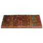 vidaXL Επιτραπέζιο 80x80x1,5 cm τετράγωνο στερεό ξύλο αναγεννημένο