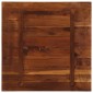vidaXL Επιτραπέζιο 80x80x1,5 cm τετράγωνο στερεό ξύλο αναγεννημένο