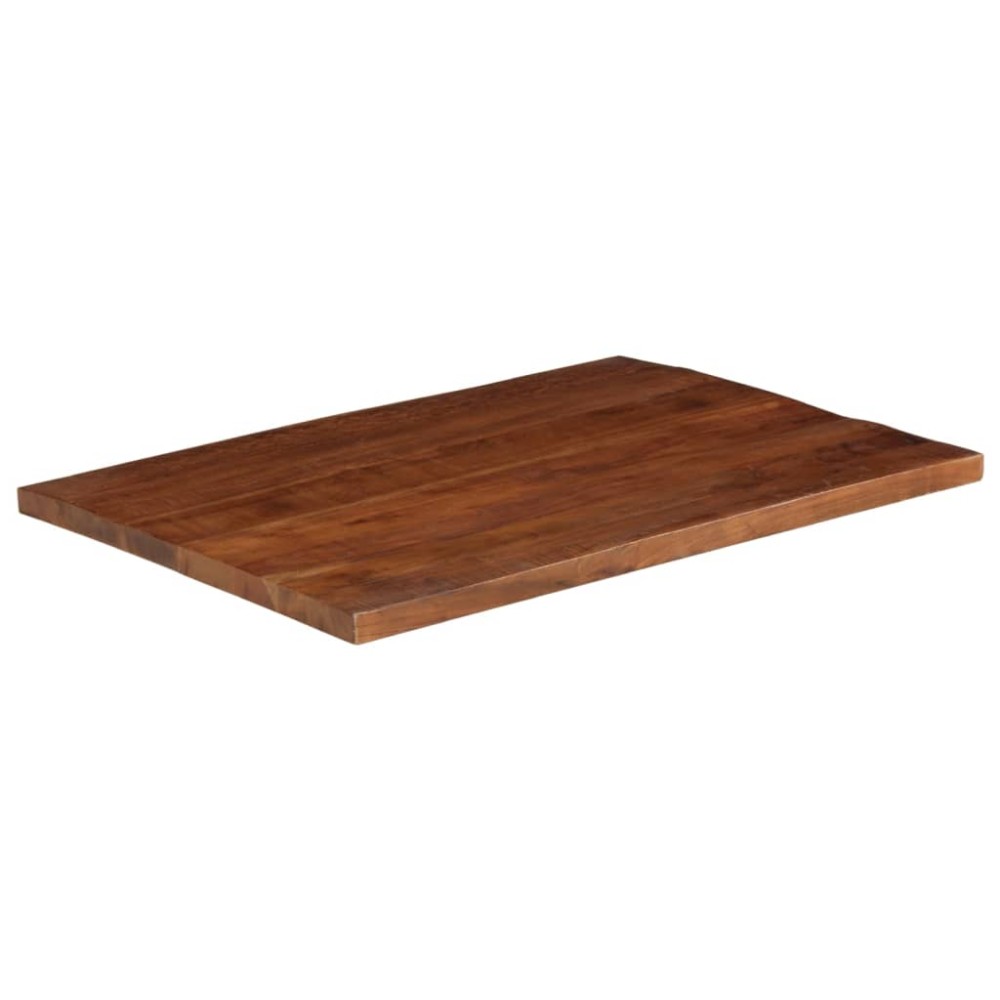 vidaXL Επιφάνεια Τραπεζιού Ορθογώνια 110x80x2,5 εκ. Μασίφ Ξύλο Ακακίας