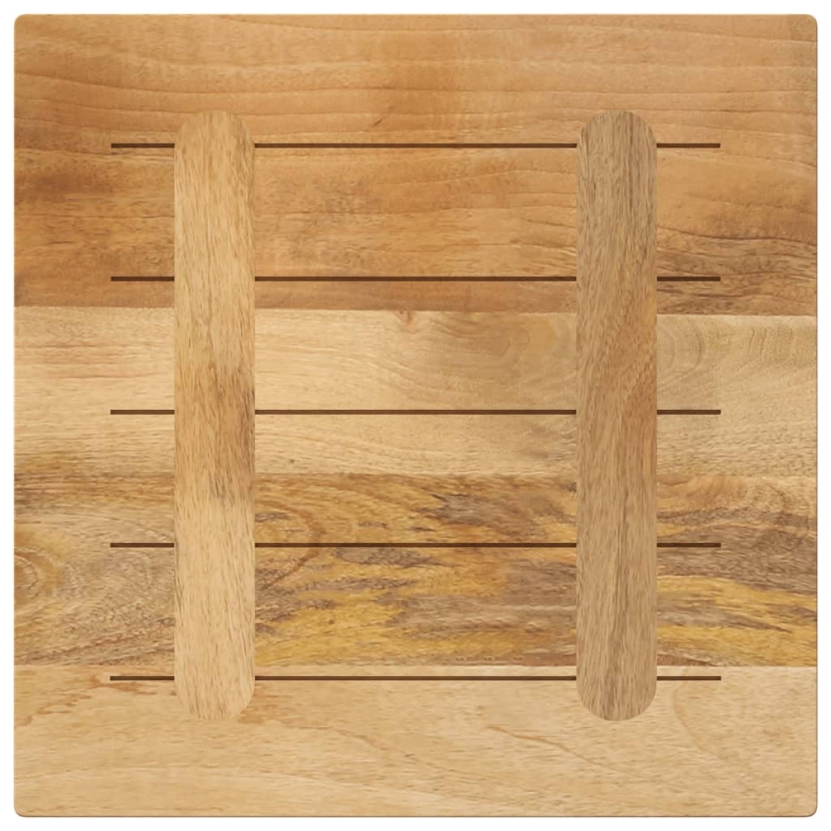vidaXL Επιφάνεια Τραπεζιού Τετράγωνη 40x40x2,5 εκ. Μασίφ Ξύλο Μάνγκο