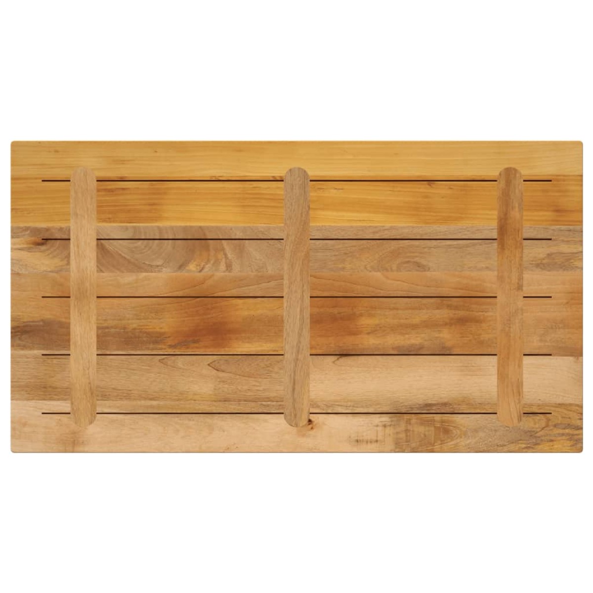 vidaXL Επιφάνεια Τραπεζιού Ορθογώνια 120x70x2,5 εκ. Μασίφ Ξύλο Μάνγκο
