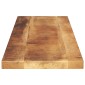 vidaXL Επιτραπέζια επιφάνεια 110x40x3,8 cm Ορθογώνια από μασίφ ξύλο