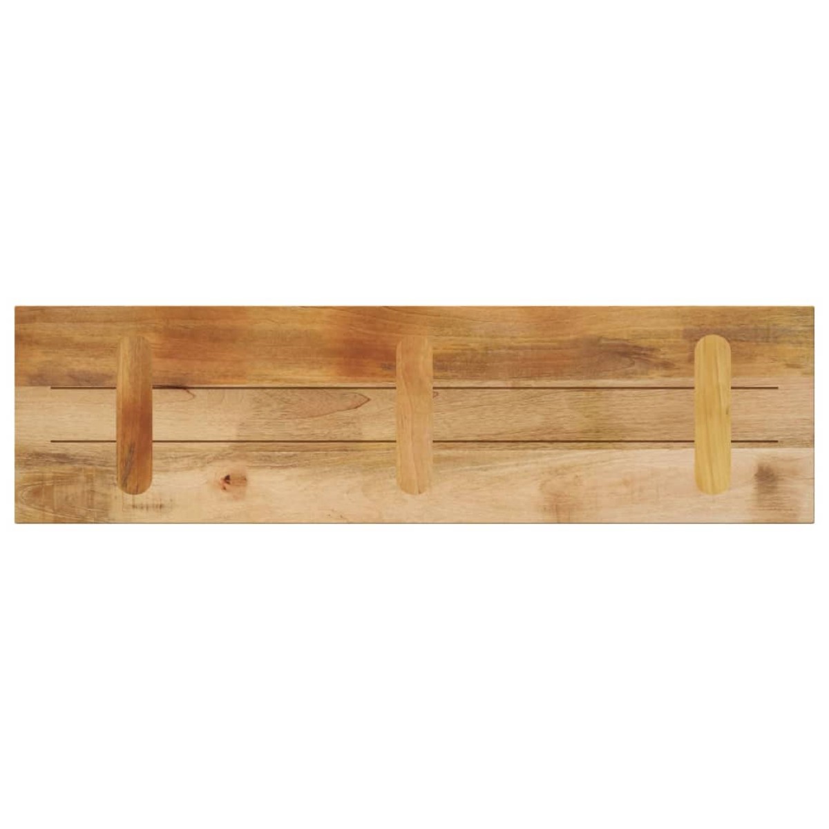 vidaXL Επιτραπέζια επιφάνεια 110x40x3,8 cm Ορθογώνια από μασίφ ξύλο