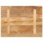 vidaXL Επιτραπέζια επιφάνεια 90x70x2,5 cm Ορθογώνια από μασίφ ξύλο