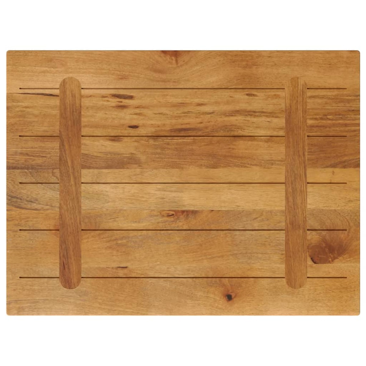 vidaXL Επιφάνεια Τραπεζιού Ορθογώνια 70x60x2,5 εκ. Μασίφ Ξύλο Μάνγκο