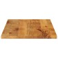 vidaXL Επιτραπέζια επιφάνεια 110x60x2,5 cm Ορθογώνια από μασίφ ξύλο