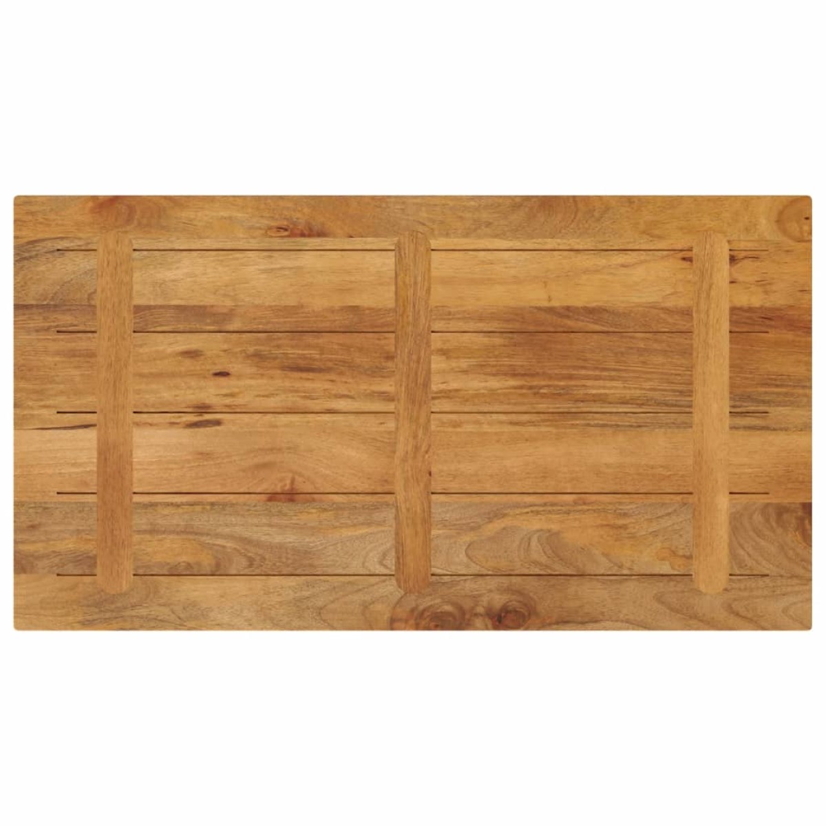 vidaXL Επιτραπέζια επιφάνεια 110x60x2,5 cm Ορθογώνια από μασίφ ξύλο