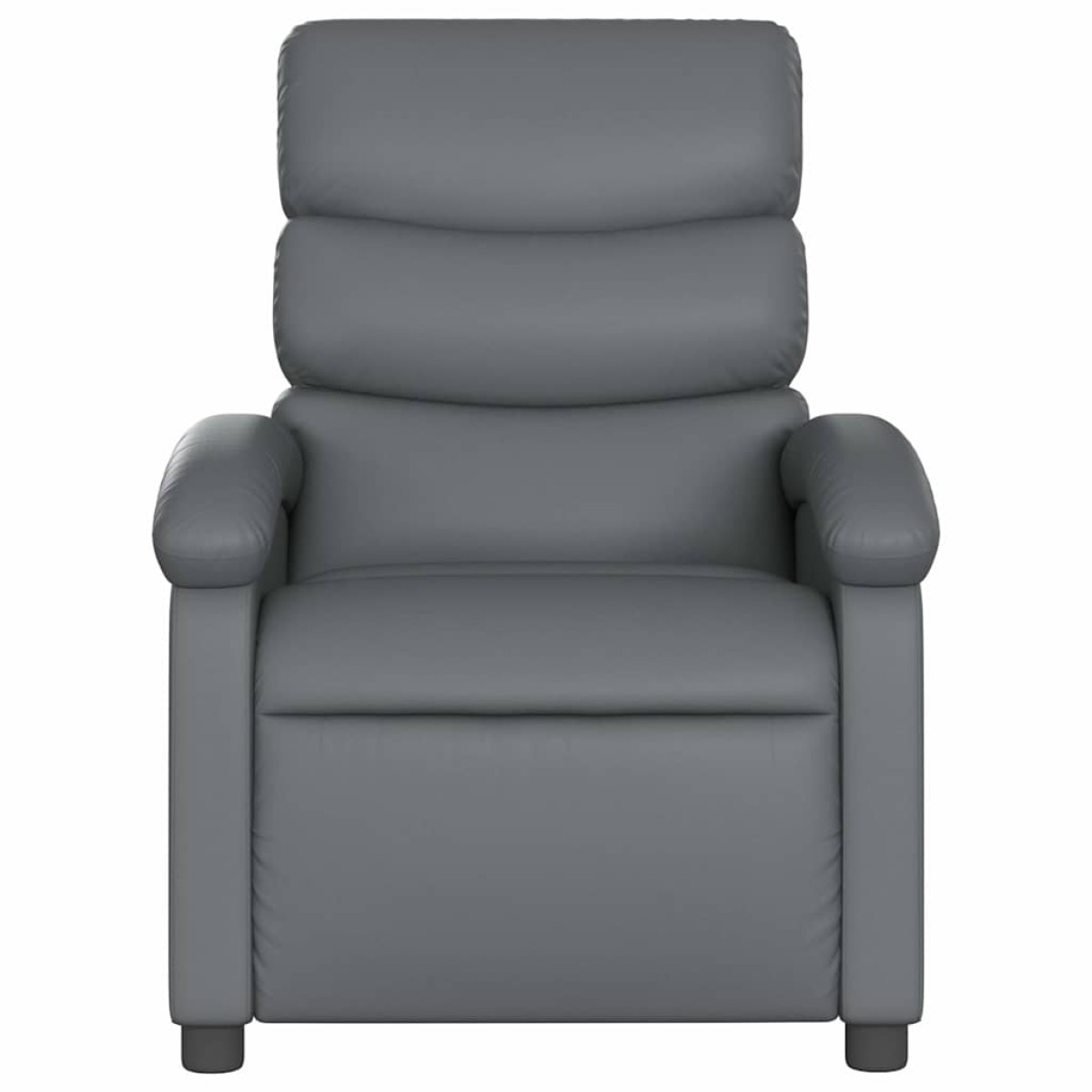 vidaXL Πολυθρόνα Ανακλινόμενη Γκρι από Συνθετικό Δέρμα