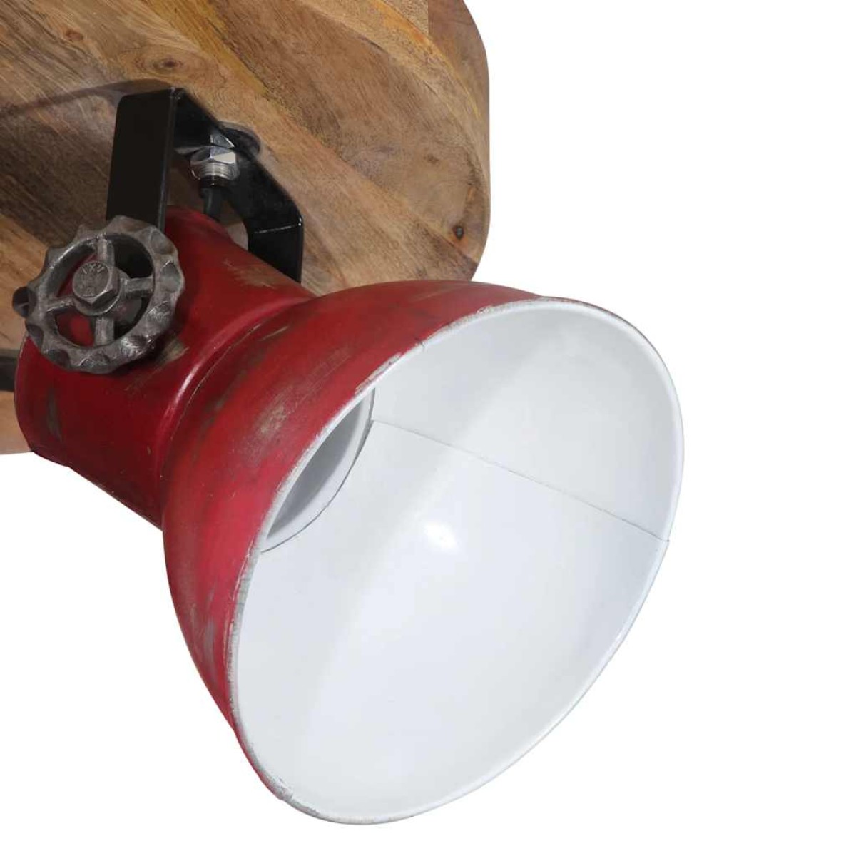 vidaXL Φωτιστικό Οροφής 25 W Αντικέ Κόκκινο 35 x 35 x 25 εκ. Ε27