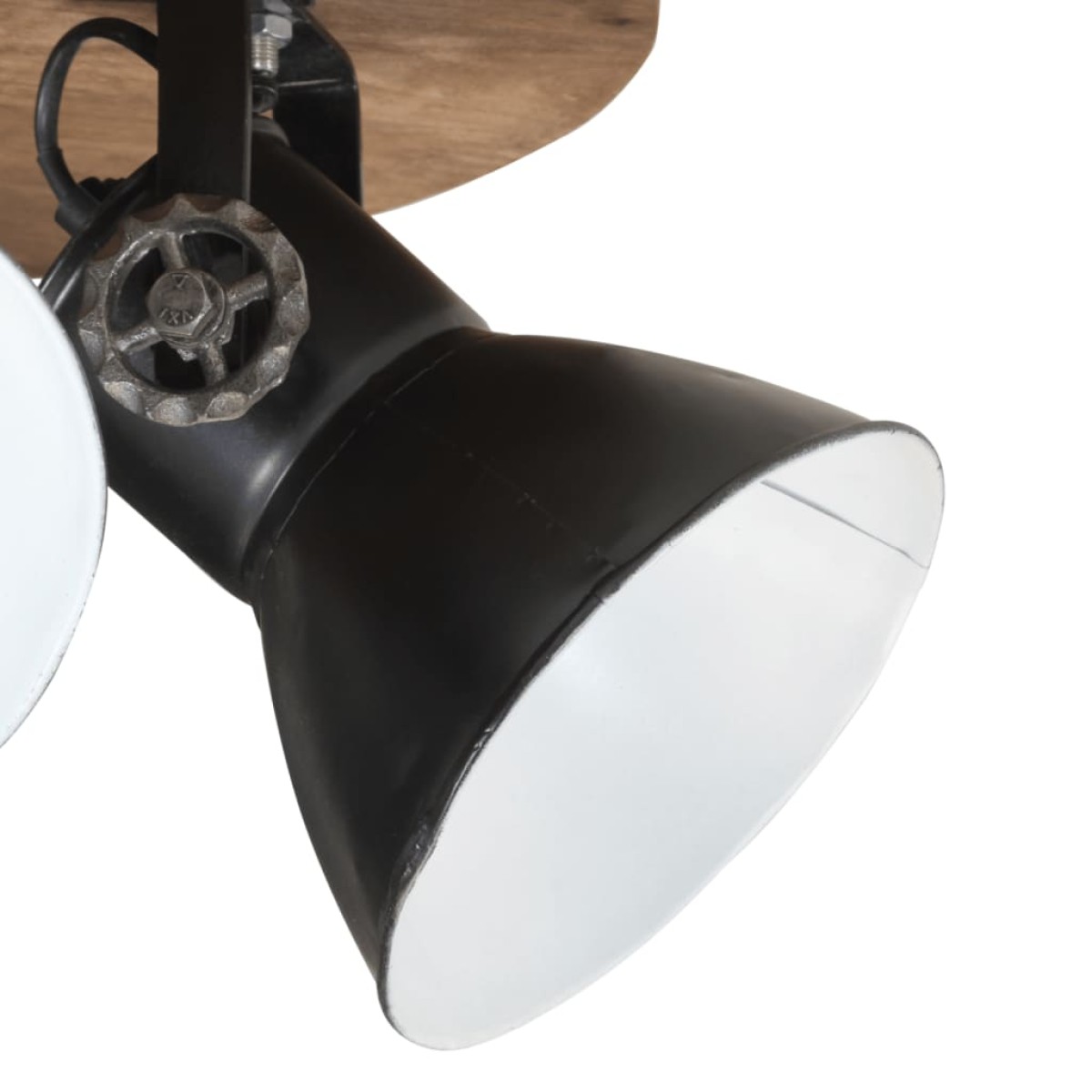 vidaXL Φωτιστικό Οροφής 25 W Αντικέ Μαύρο 50x50x25 εκ. Ε27
