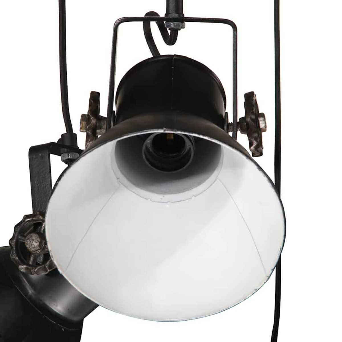 vidaXL Φωτιστικό Κρεμαστό 25 W Μαύρο 30x30x100 εκ. Ε27