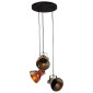 vidaXL Φωτιστικό Κρεμαστό 25 W Πολύχρωμο 30x30x100 εκ. Ε27