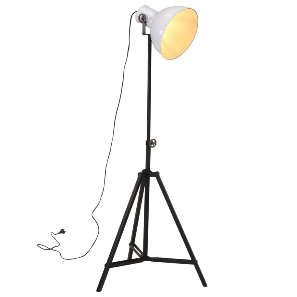 vidaXL Φωτιστικό Δαπέδου 25 W Λευκό 61x61x90/150 εκ. Ε27