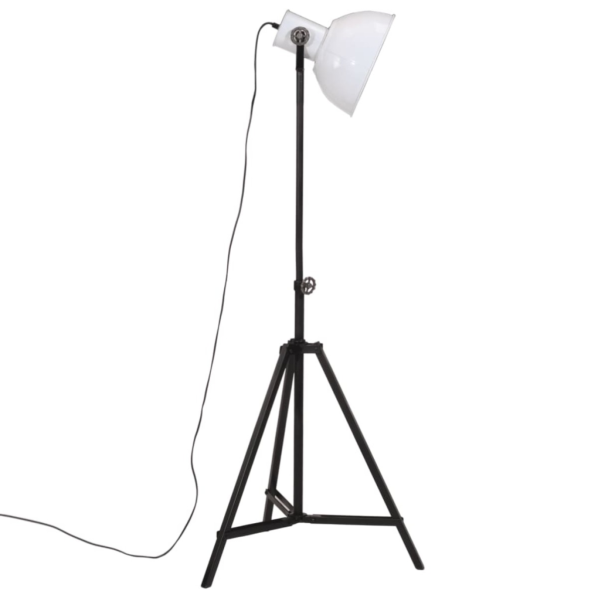vidaXL Φωτιστικό Δαπέδου 25 W Λευκό 61x61x90/150 εκ. Ε27