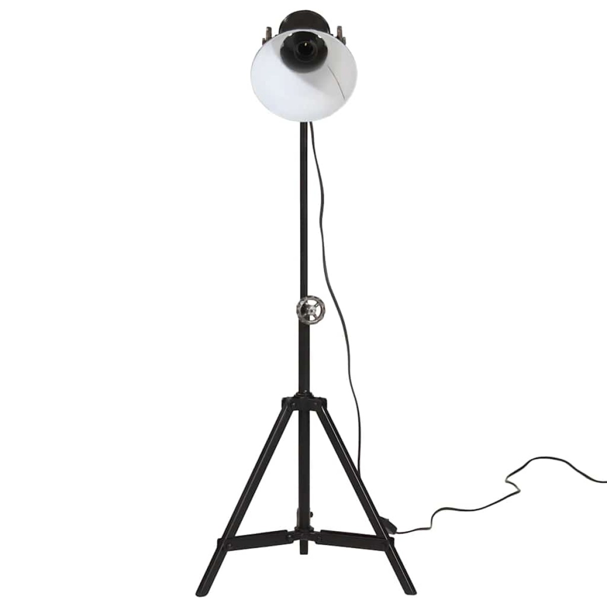 vidaXL Φωτιστικό Δαπέδου 25 W Μαύρο 35x35x65/95 εκ. Ε27