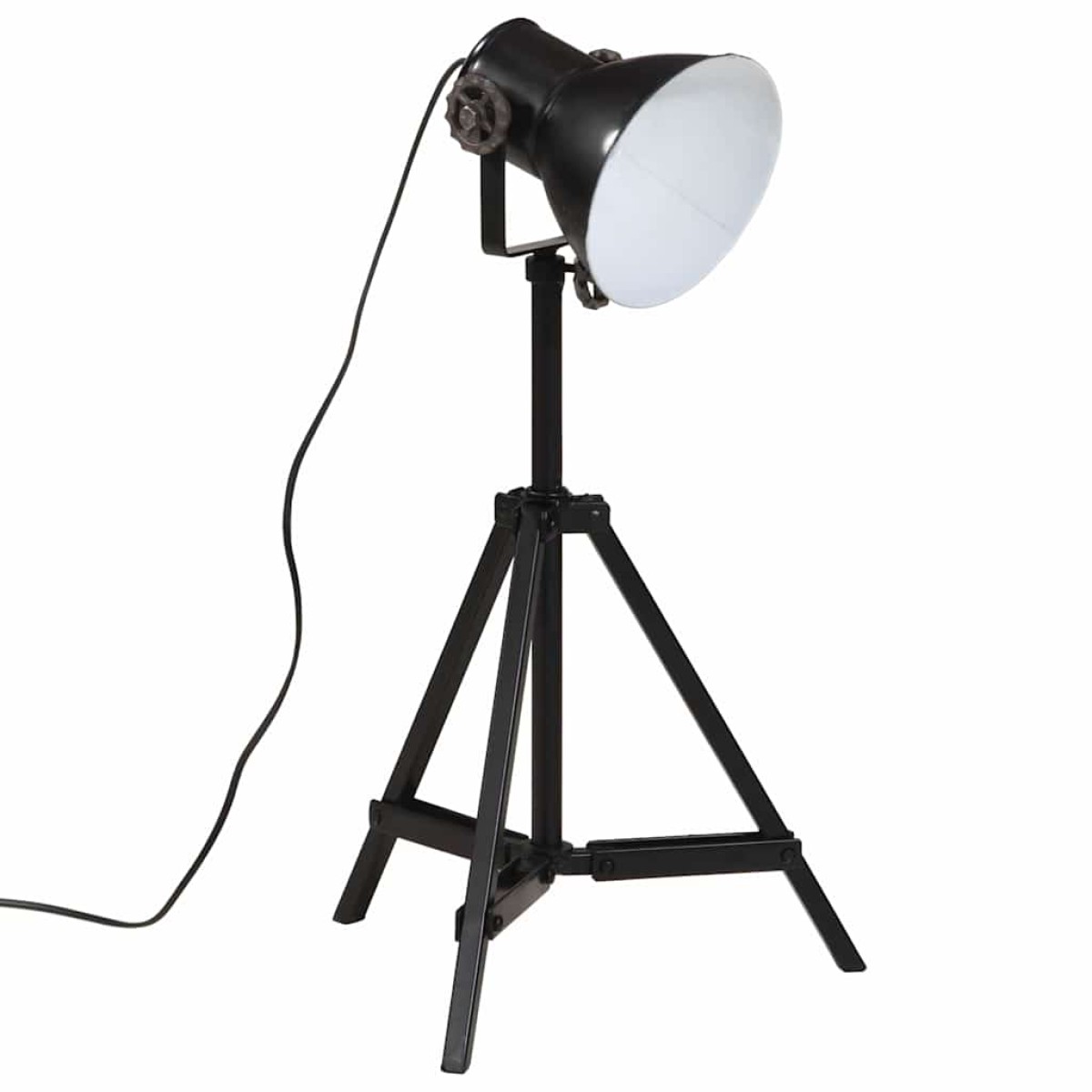 vidaXL Φωτιστικό Δαπέδου 25 W Μαύρο 35x35x65/95 εκ. Ε27