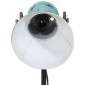 vidaXL Φωτιστικό Δαπέδου 25 W Αντικέ Μπλε 35x35x65/95 εκ. Ε27