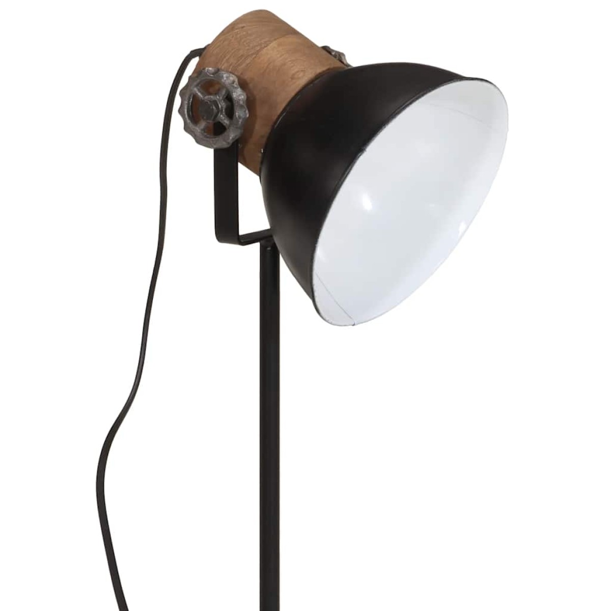 vidaXL Φωτιστικό Γραφείου 25 W Μαύρο 17x17x50 εκ. Ε27
