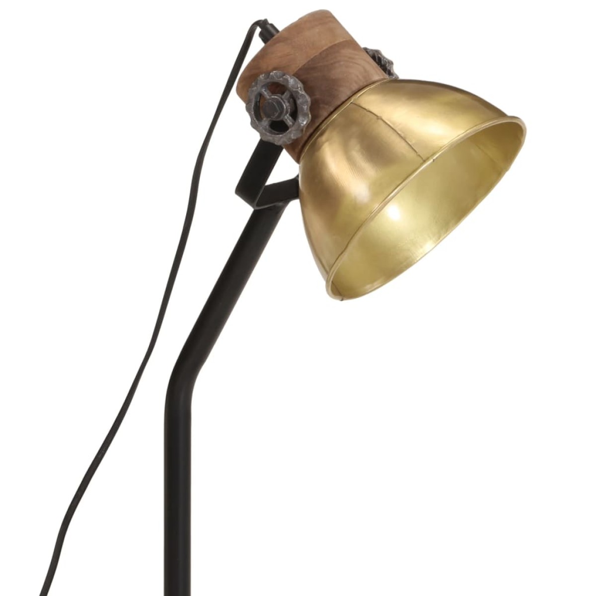 vidaXL Φωτιστικό Γραφείου 25 W Αντικέ Ορείχαλκος 18x18x60 εκ. Ε27