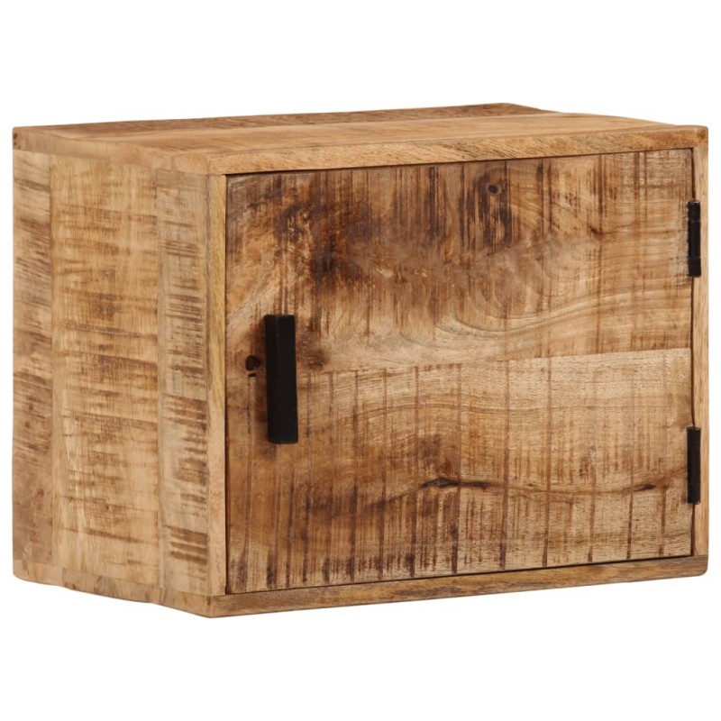 vidaXL Κομοδίνο Επιτοίχιο με Αποθ. Χώρο 40x30x25 εκ. Μασίφ Ξύλο Μάνγκο