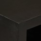 vidaXL Ντουλάπι Μαύρο 55x30x76 εκ. από Μασίφ Ξύλο Μάνγκο και Σίδηρο