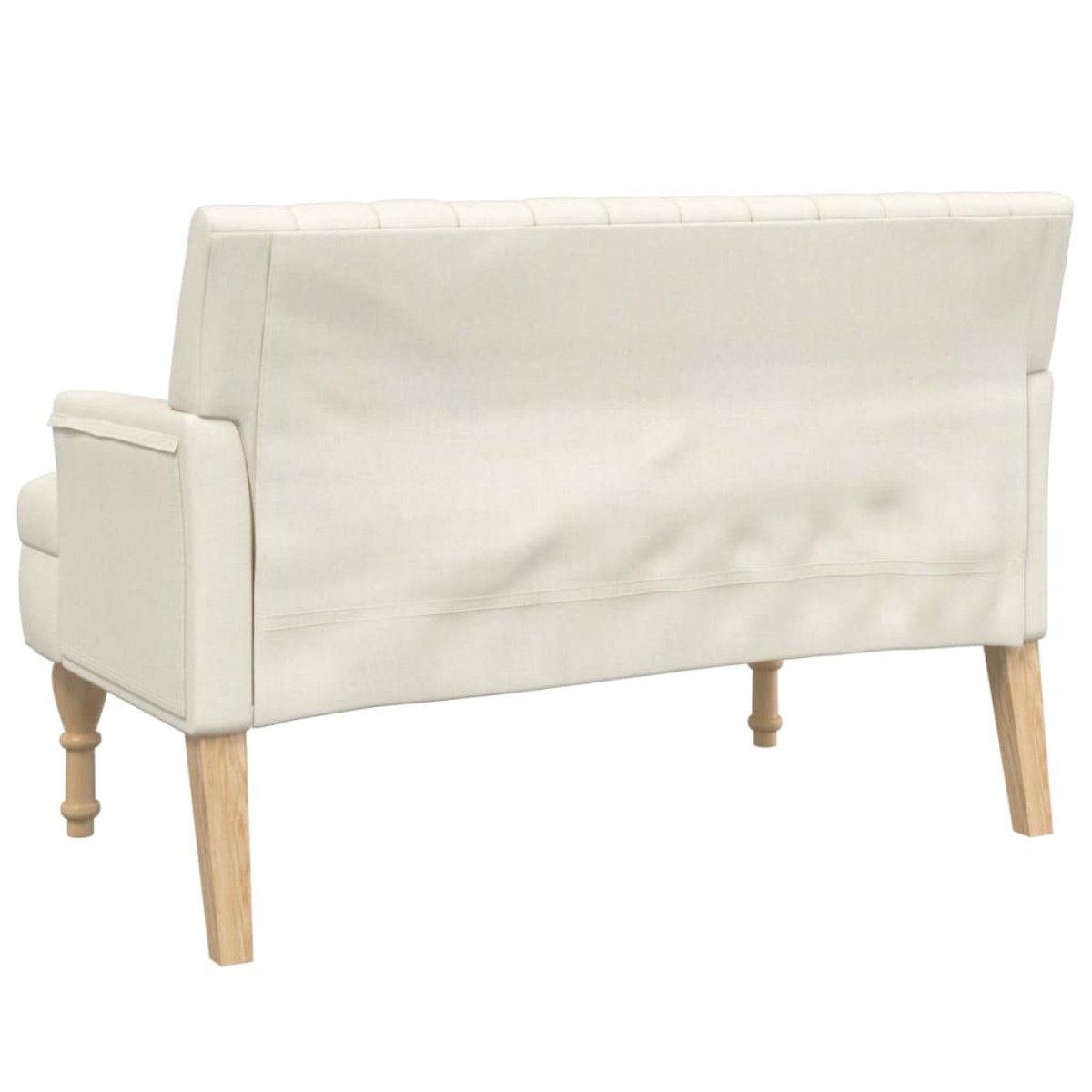 vidaXL Παγκάκι 113 x 64,5 x 75,5 εκ. Υφασμάτινο με Μαξιλάρια