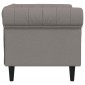 vidaXL Πολυθρόνα Chesterfield Taupe Υφασμάτινη