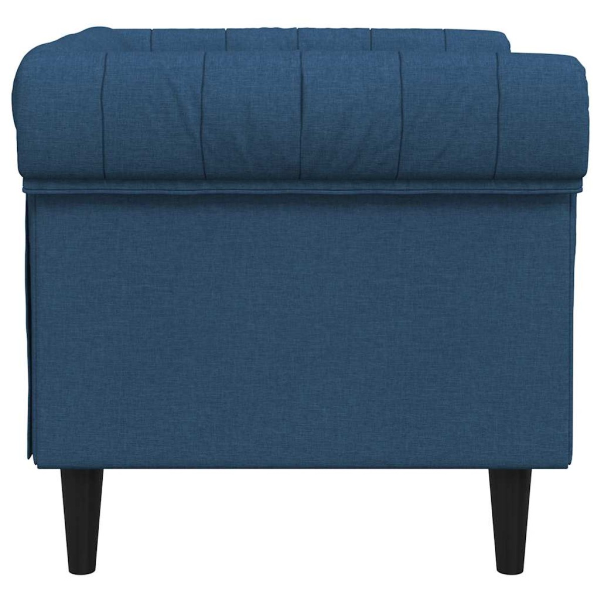 vidaXL Πολυθρόνα Chesterfield Μπλε Υφασμάτινη