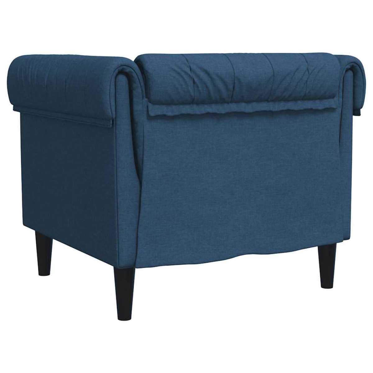 vidaXL Πολυθρόνα Chesterfield Μπλε Υφασμάτινη