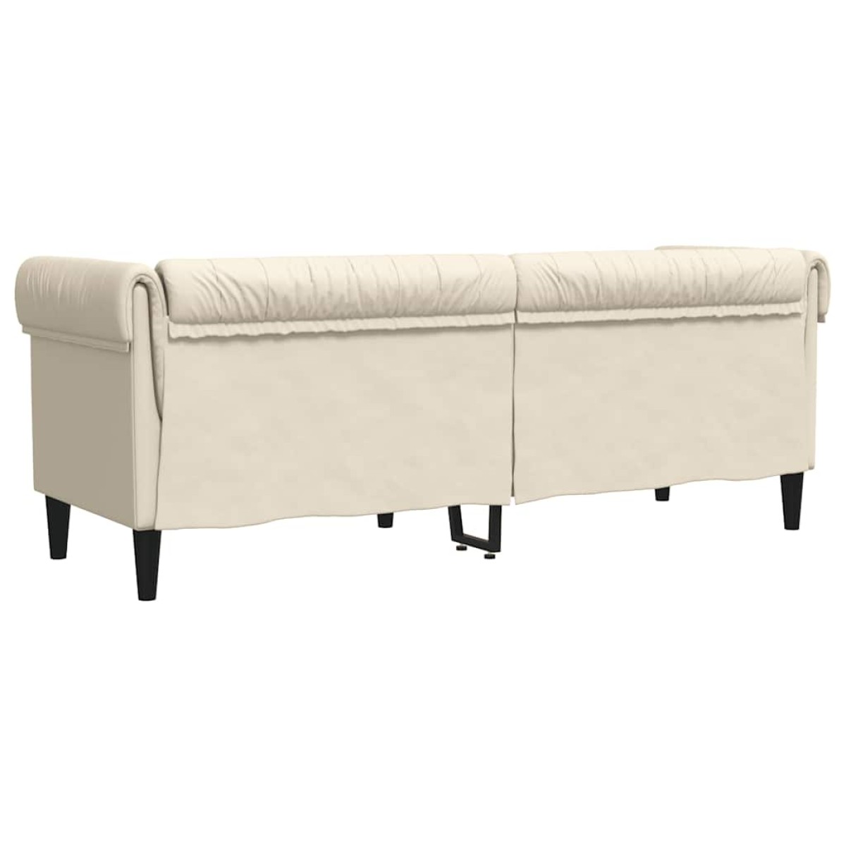 vidaXL Καναπές Τριθέσιος Chesterfield Λινό