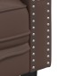 vidaXL Πολυθρόνα Chesterfield Καφέ από Συνθετικό Δέρμα