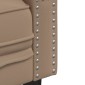 vidaXL Καναπές-Καρέκλα Chesterfield με Θήκη Καπουτσίνο από Συνθετικό Δέρμα