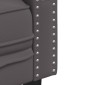 vidaXL Καναπές Chesterfield 2θέσιος Γκρι από Συνθετικό Δέρμα