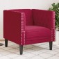 vidaXL Πολυθρόνα Chesterfield Μπορντό Βελούδινη
