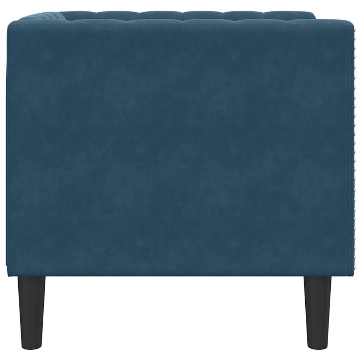 vidaXL Πολυθρόνα Chesterfield Μπλε Βελούδινη