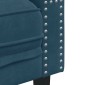 vidaXL Πολυθρόνα Chesterfield Μπλε Βελούδινη
