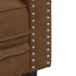 vidaXL Πολυθρόνα Chesterfield Καφέ από Συνθετικό Καστόρι