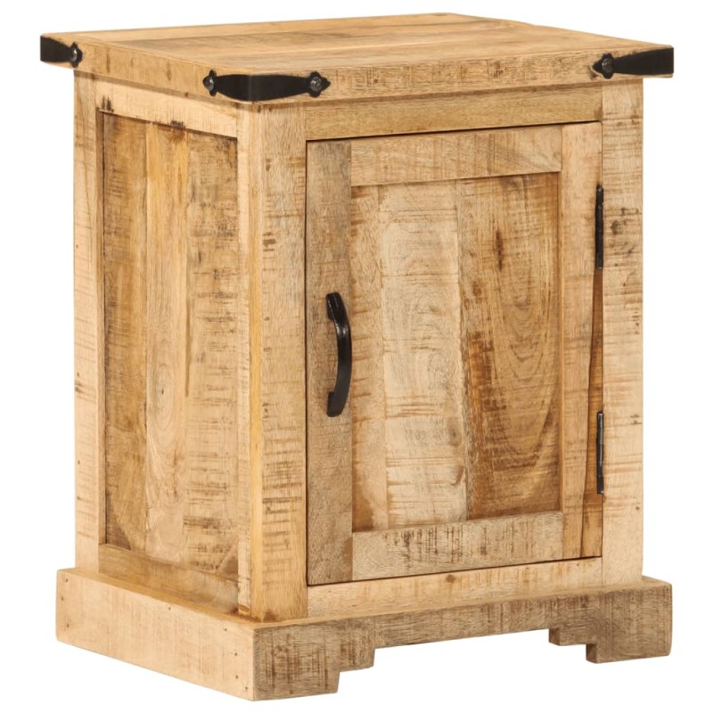vidaXL Κομοδίνο 40 x 35 x 50 εκ. από Μασίφ Ξύλο Μάνγκο
