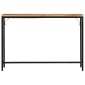 vidaXL Τραπέζι Κονσόλα 110x30x75 εκ. Μασίφ Ακατ. Ξύλο Μάνγκο/Σίδηρο