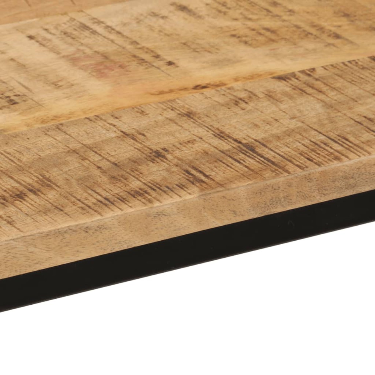 vidaXL Τραπέζι Κονσόλα 110x30x75 εκ. Μασίφ Ακατ. Ξύλο Μάνγκο/Σίδηρο