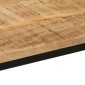 vidaXL Τραπέζι Κονσόλα 110x30x75 εκ. Μασίφ Ακατ. Ξύλο Μάνγκο/Σίδηρο