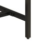vidaXL Τραπέζι Κονσόλα 110x30x75 εκ. Μασίφ Ακατ. Ξύλο Μάνγκο/Σίδηρο