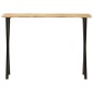 vidaXL Τραπέζι Κονσόλα με Live Edge 105x33x76 εκ. Μασίφ Ξύλο Μάνγκο