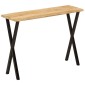 vidaXL Τραπέζι Κονσόλα με Live Edge 105x33x76 εκ. Μασίφ Ξύλο Μάνγκο